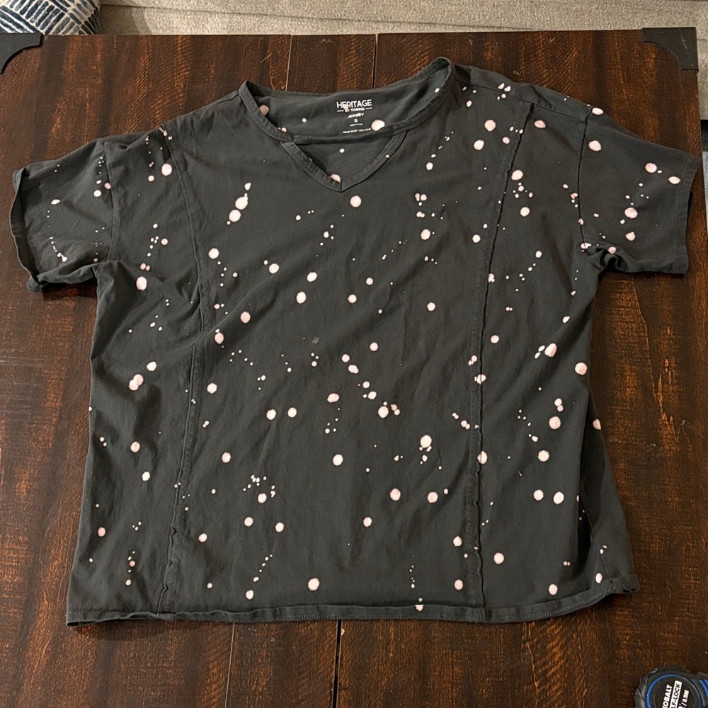 Torrid Heritage Black Tee with Pink Accents
